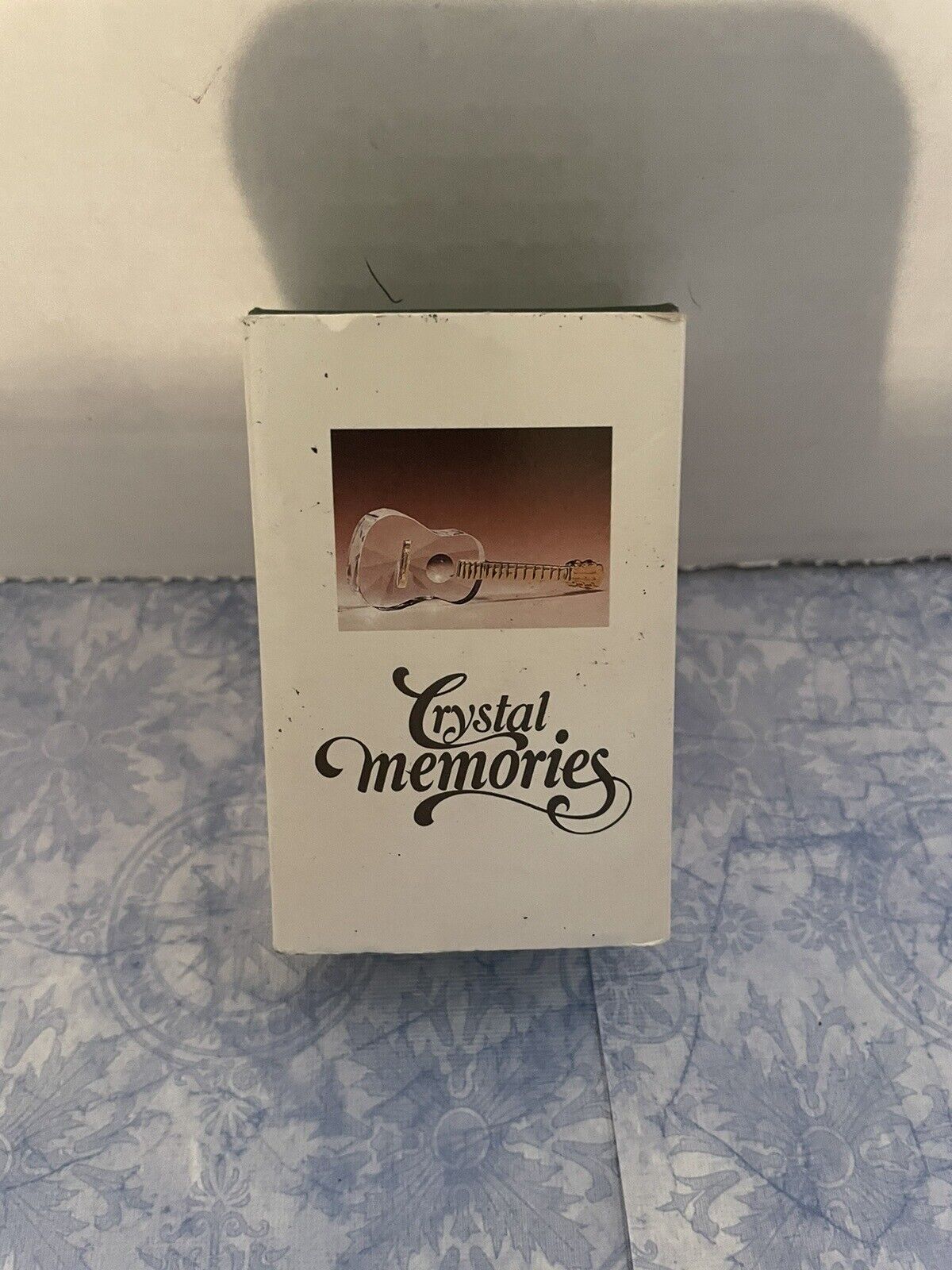 Austrian Crystal Crystal Memories Miniature Guitar Approx 2” In Box