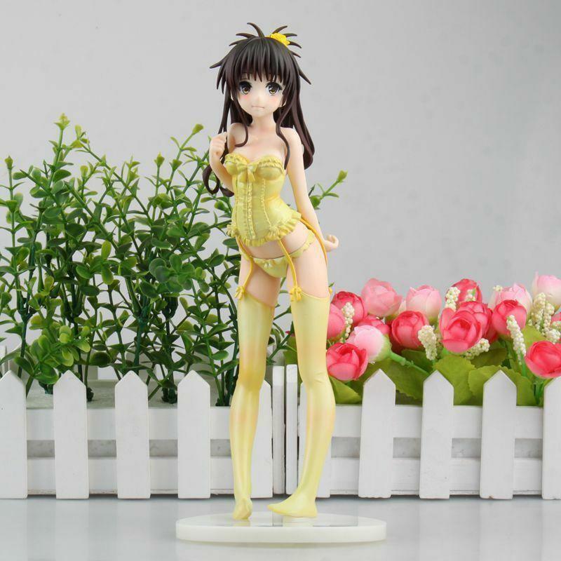 Anime To Love Ru Darkness Yuuki Mikan Sexy Lingerie Ver. PVC Figure With Box Toy