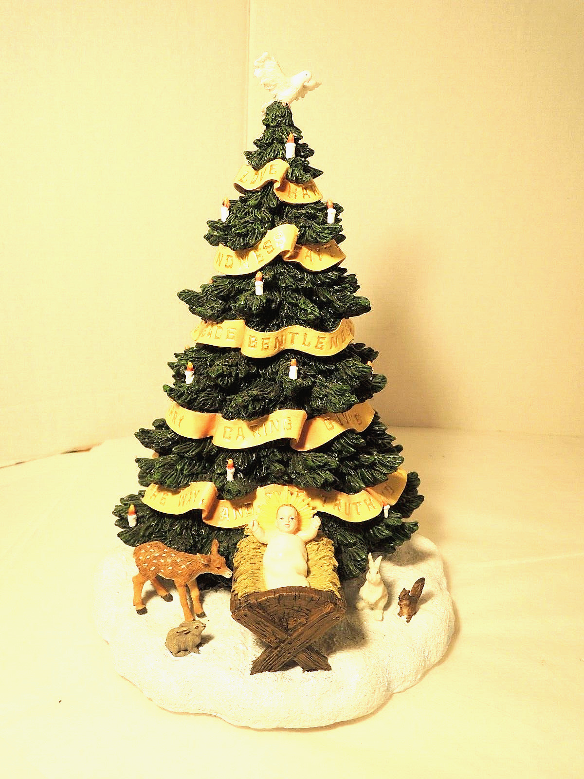 Pipka Musical Babe Christmas Tree (VIDEO) Away in the Manger 11 Inch by Prizm