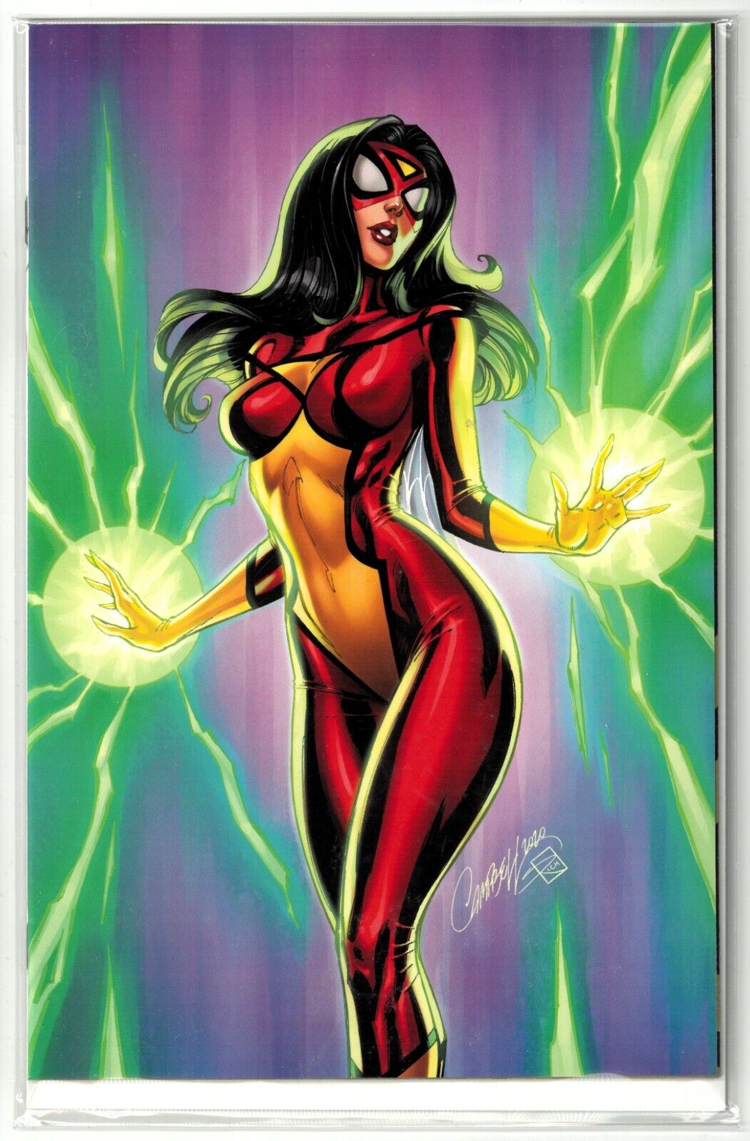 Spider-Woman #1 Marvel Comics 2020 J Scott Campbell Virigin Cover B Variant NM/M