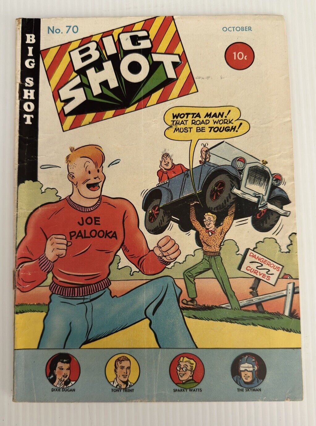 Big Shot #70 1946 (VG-) Cutouts Pg. 5. Columbia Comic Corporation.