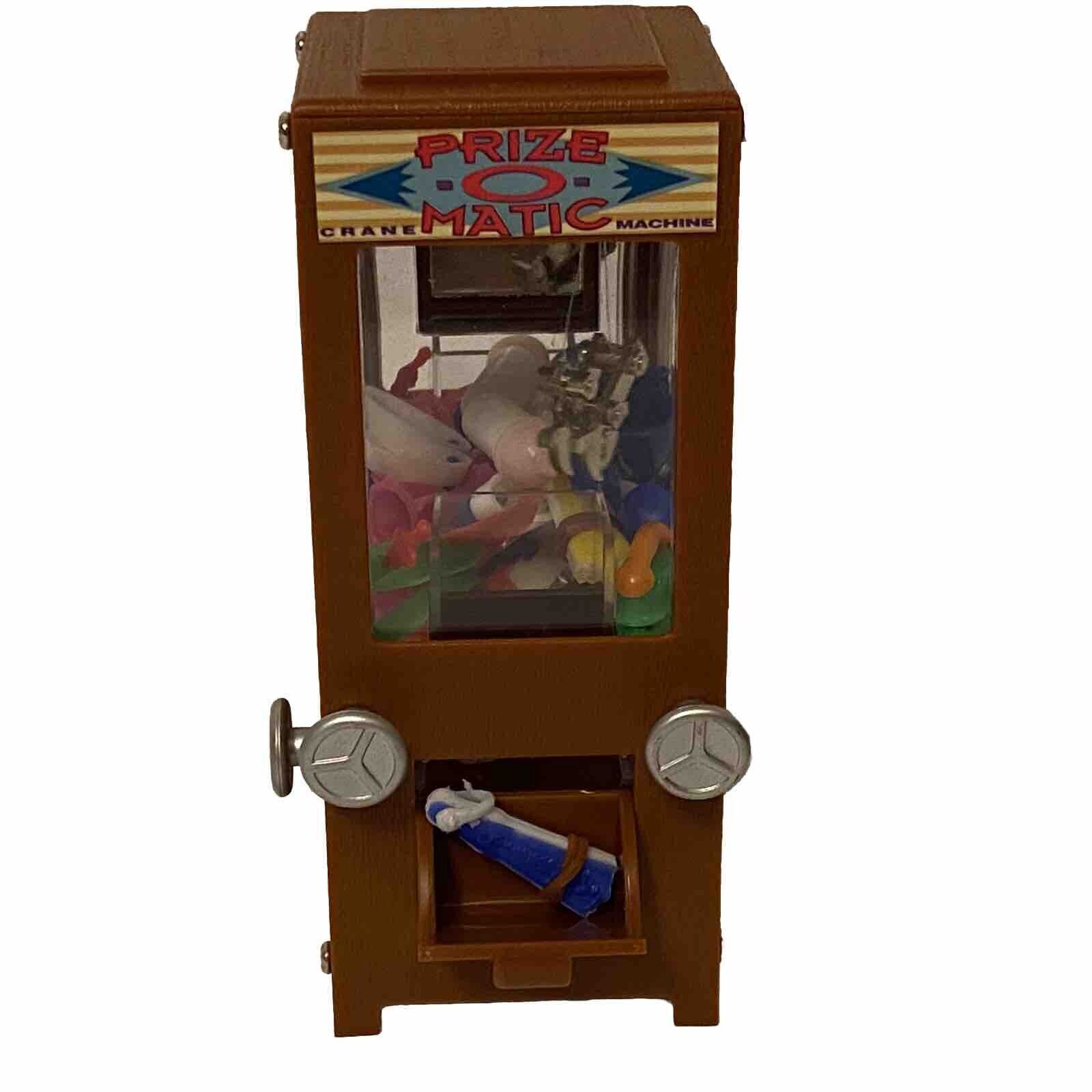 Vintage Mini Crane Claw Machine Basic Fun Prize-o-Matic 1997 Arcade Collectible