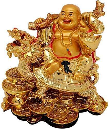 Laughing Buddha Statue Happy Money Lucky Fengshui Home Decor Figurine NEW