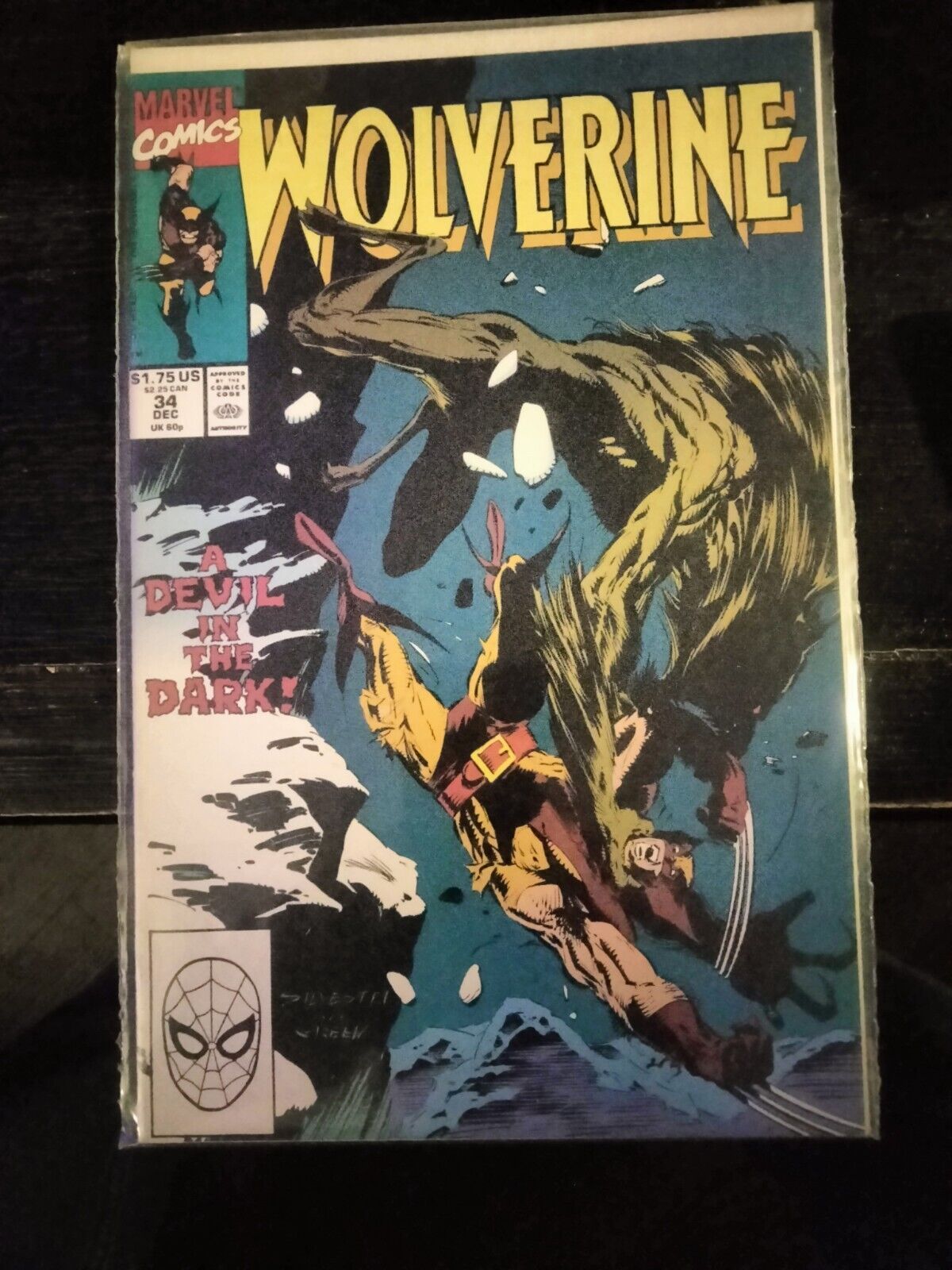 WOLVERINE #34 (NM) X-MEN, HIGH GRADE COPPER AGE MARVEL, $3.95 FLAT RATE SHIPPING