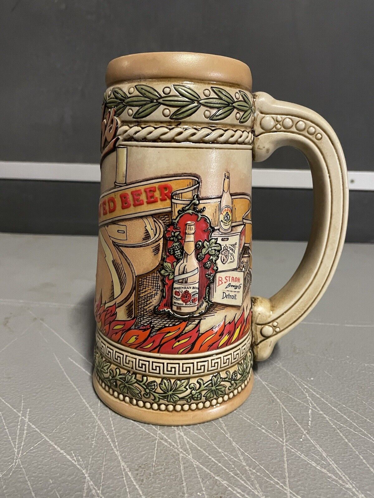 Vintage Stroh’s Beer Mug