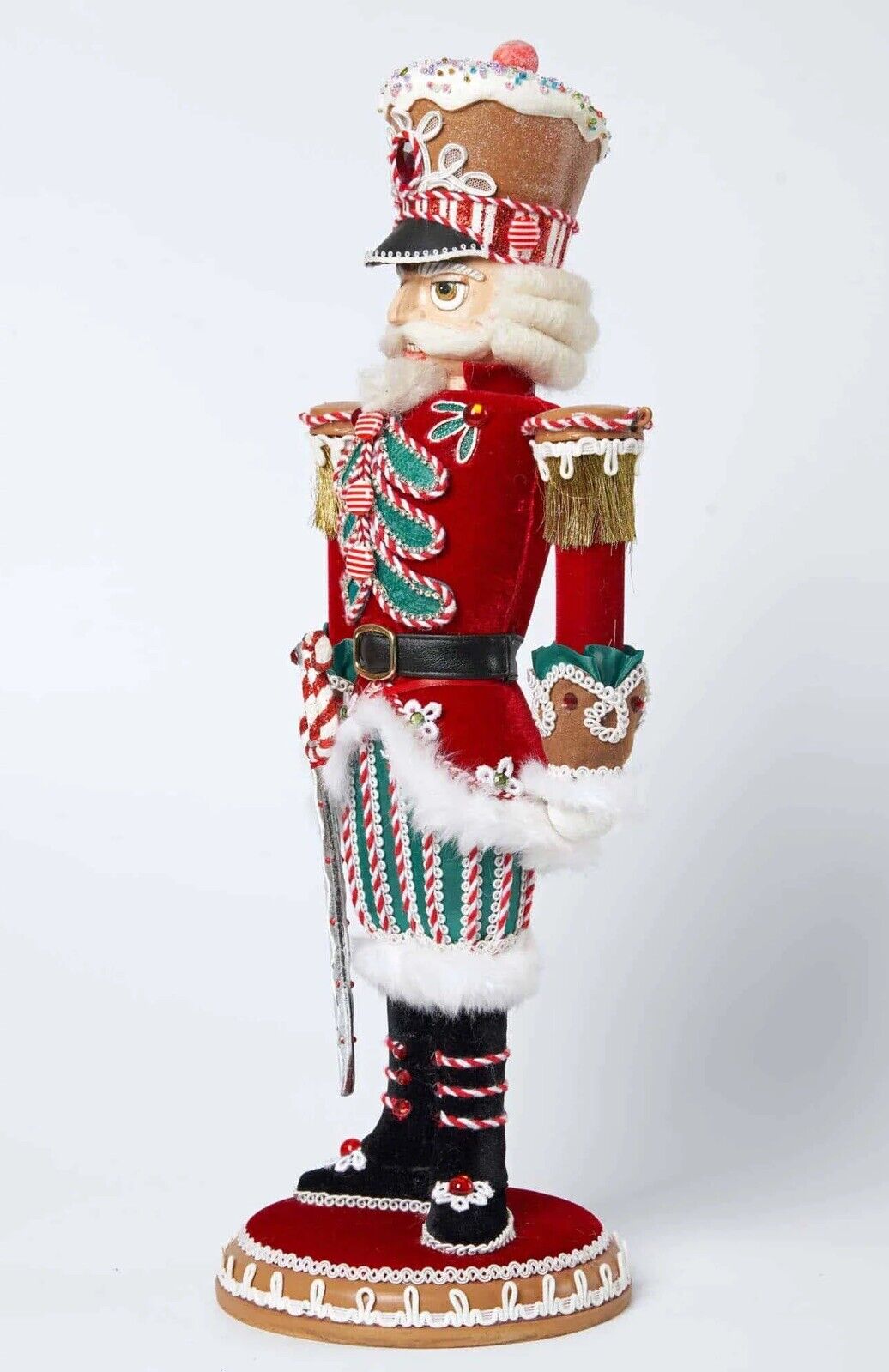 Katherine’s Collection Nutcracker Christmas Figurine Captain Cook E Crumbs NEW