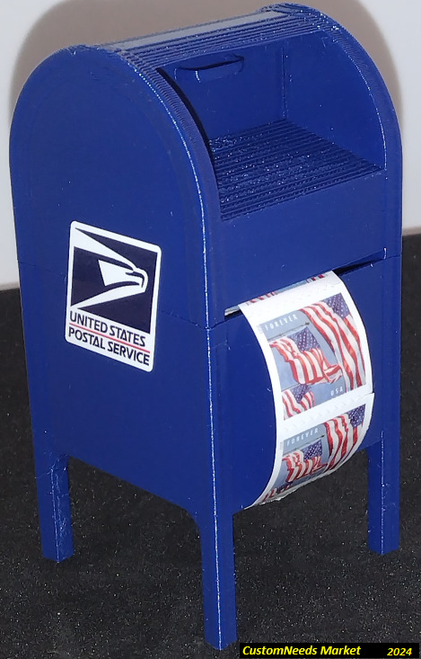 Postage/Stamp Dispenser Unique Replica Collection Box ONLY (50% Shipping Cost)
