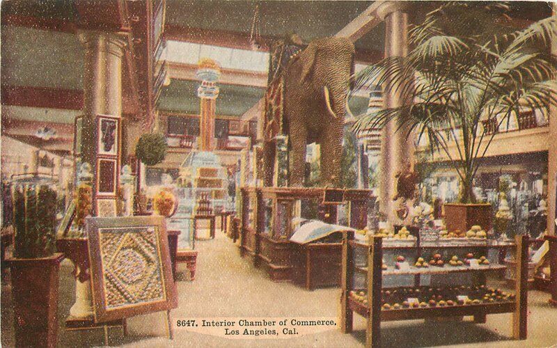 California Los Angeles Interior Chamber Commerce #8647 C-1910 Postcard 22-4059