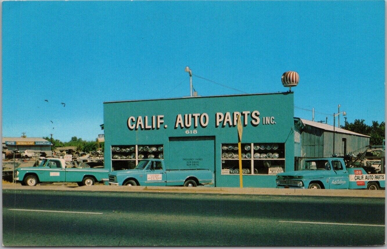 c1960s MODESTO, Calif. Advertising Postcard \