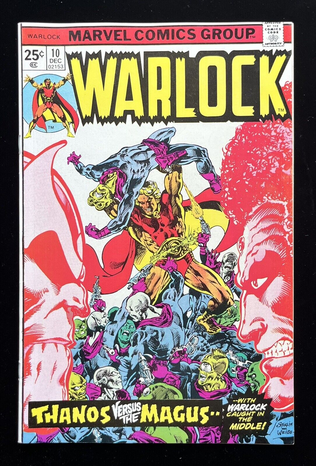 Warlock #10 (1975) Origin Thanos & Gamora NM (9.4) Condition
