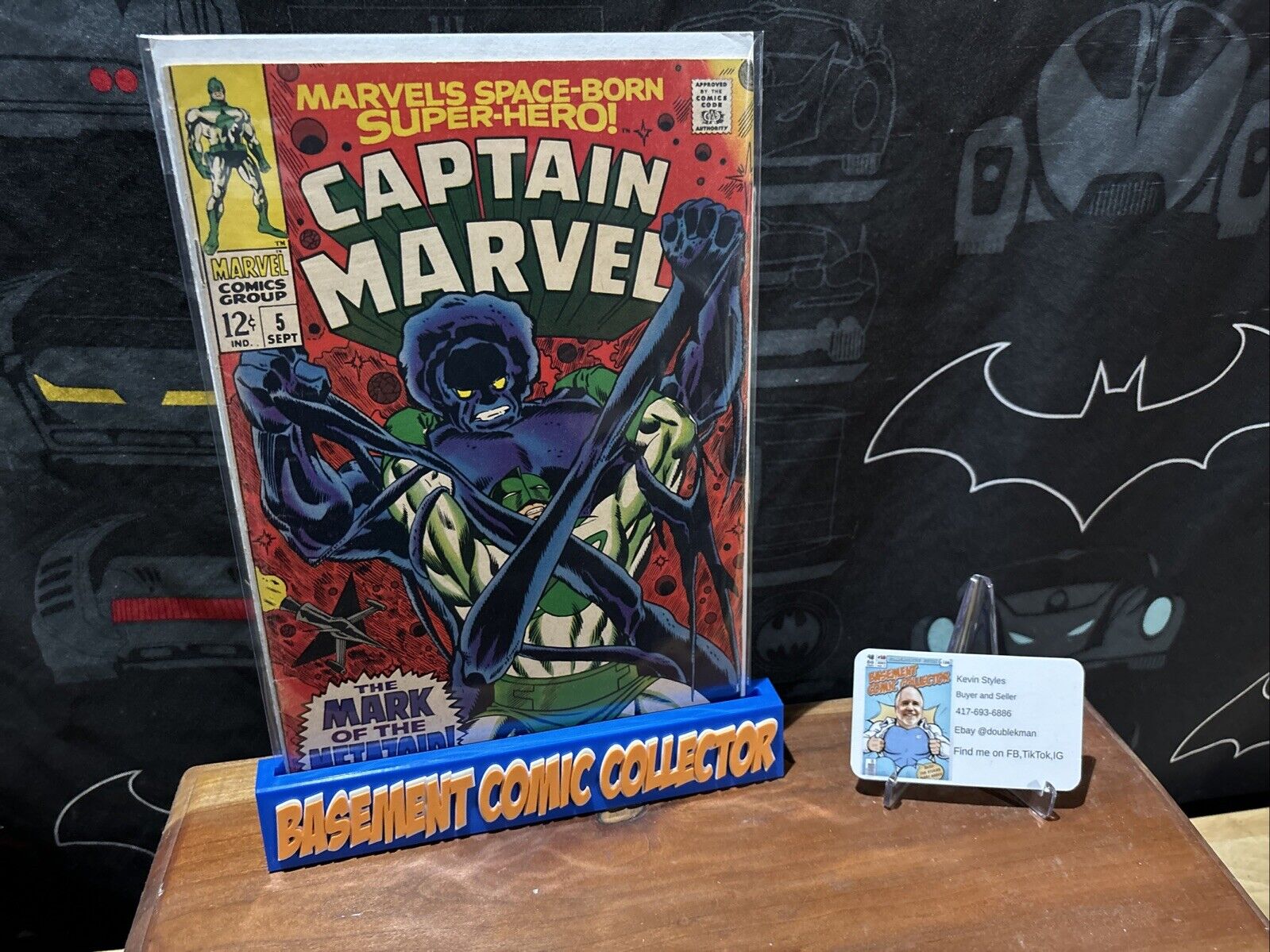 Captain Marvel #5 VF Ronan Sub-Mariner Early Carol Danvers 1st/Origin Metazoid
