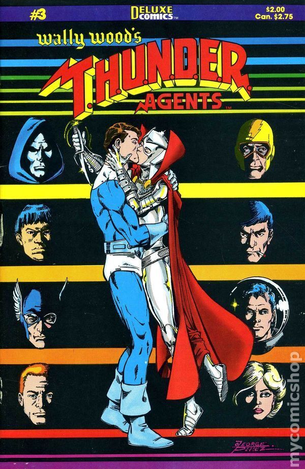 Wally Wood's THUNDER Agents #3 FN+ 6.5 1985 Stock Image