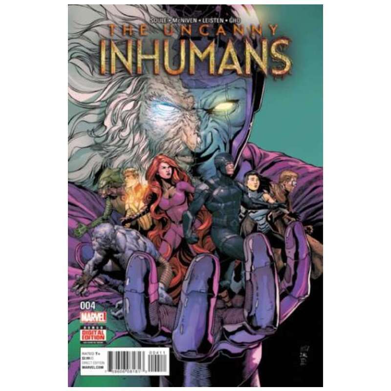 Uncanny Inhumans #4 in Near Mint + condition. Marvel comics [e~