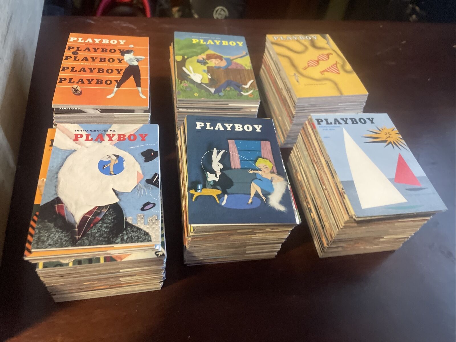 1996 PLAYBOY  ANNIVERSARY TRADING CARD 6 Months Of Complete Sets. Mar - August