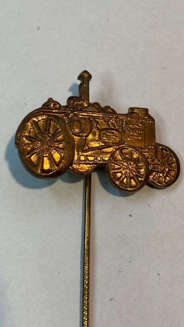 1920\'s ADVANCE RUMELY  TRACTOR STICKPIN FARM ADVERTISING LAPORTE IN