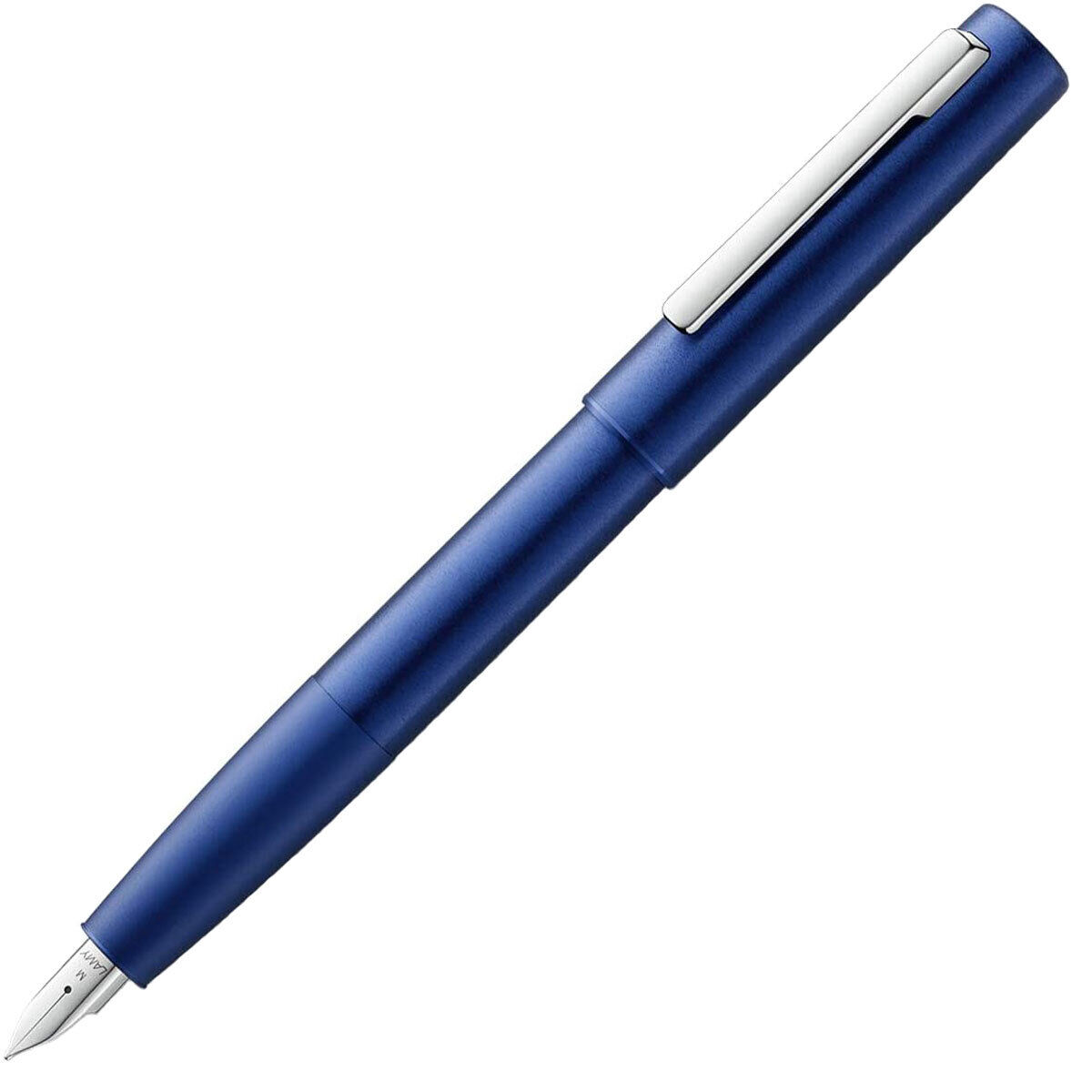 Lamy Fountain Pen Aion Snap On Cap Blue Anodized Aluminum, Medium Nib L77BL-M