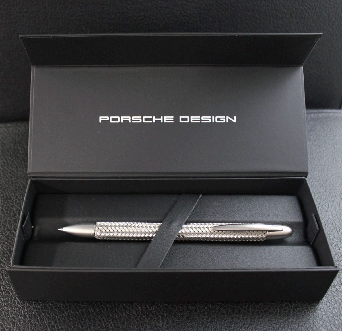 PORSCHE DESIGN Techflex Stainless Steel Genuine Product  Ballpoint Pen P\'3110
