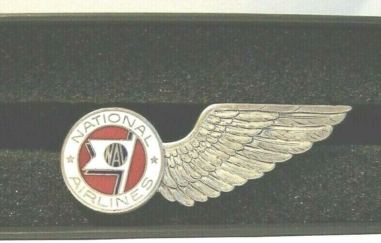 1940's NATIONAL AIRLINES Personal Representative Badge 1st Issue
