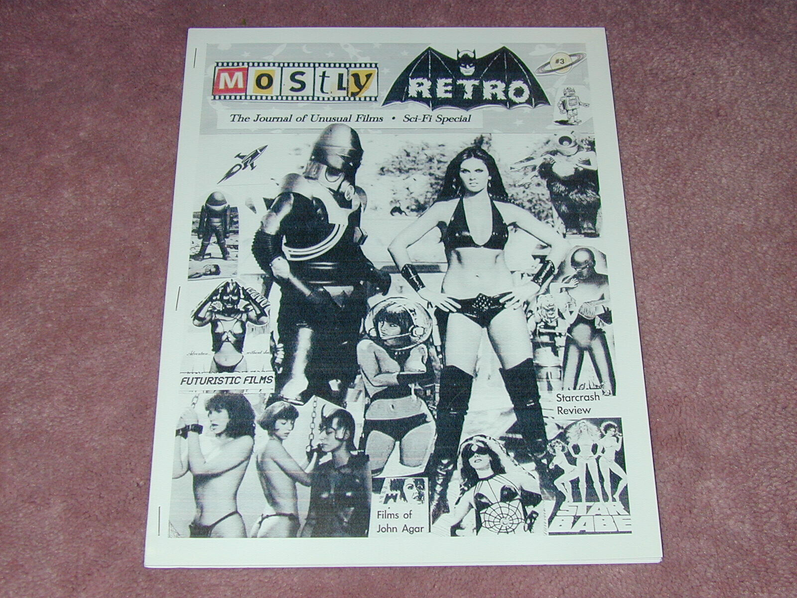 MOSTLY RETRO magazine/fanzine # 3, Futuristic Films, John Agar, Starcrash