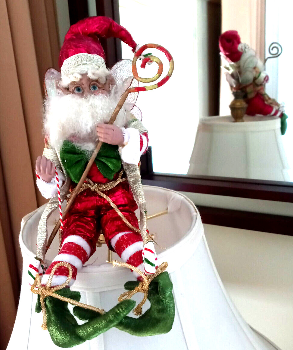 Mark Roberts Lollipop Elf Fairy Christmas Ornament Tree Shelf Sitter OG TAGS