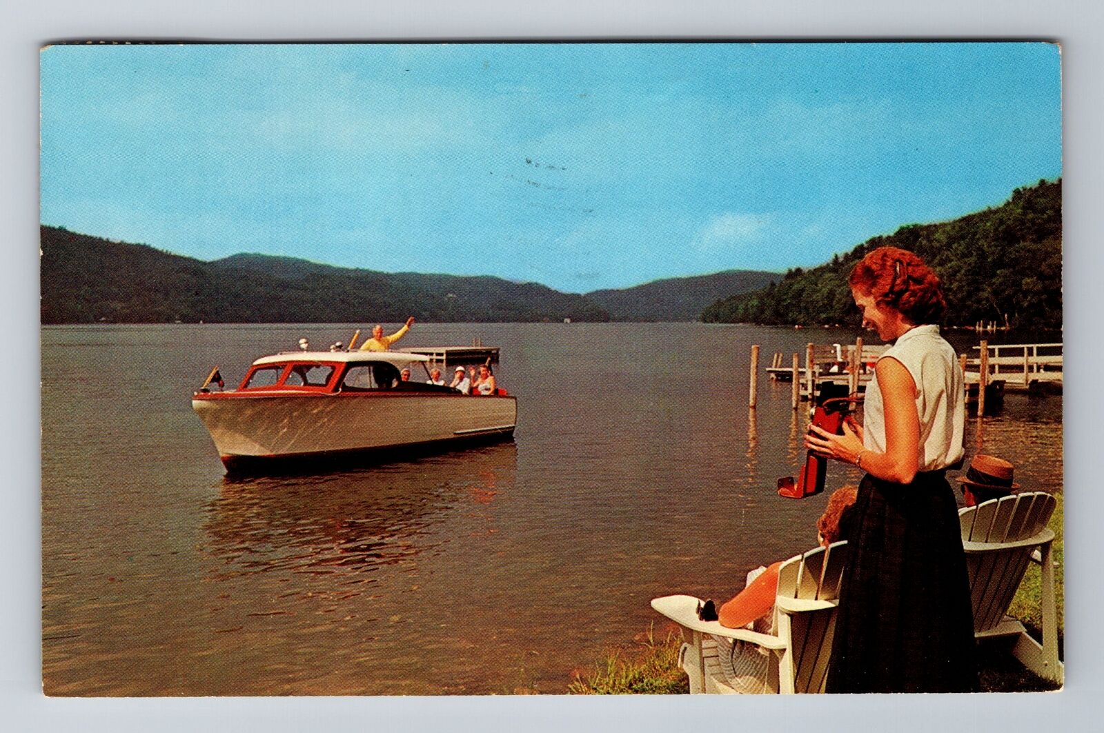 Fairlee VT-Vermont, Lake Morey Inn, Advertising, c1963 Antique Vintage Postcard