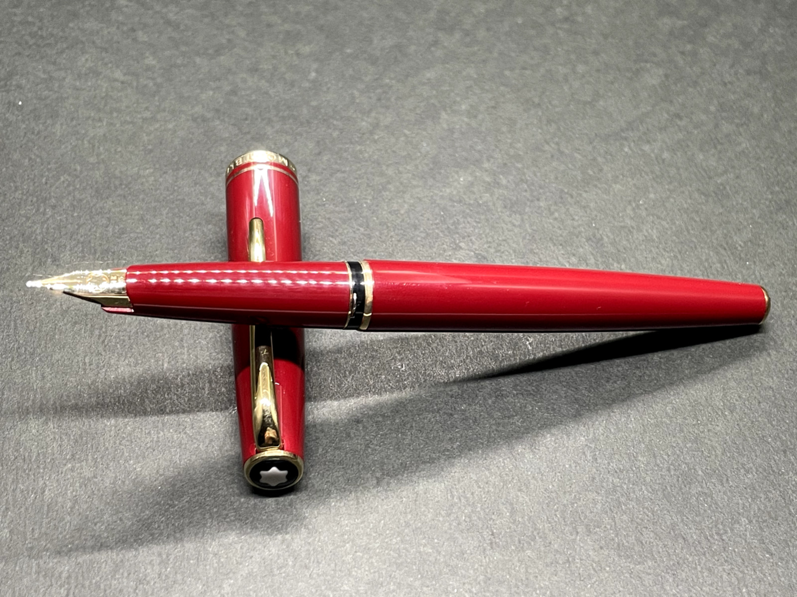 [Excellent+] MONTBLANC GENERATION Red GT Vintage Fountain Pen 14K nib/EF 13102