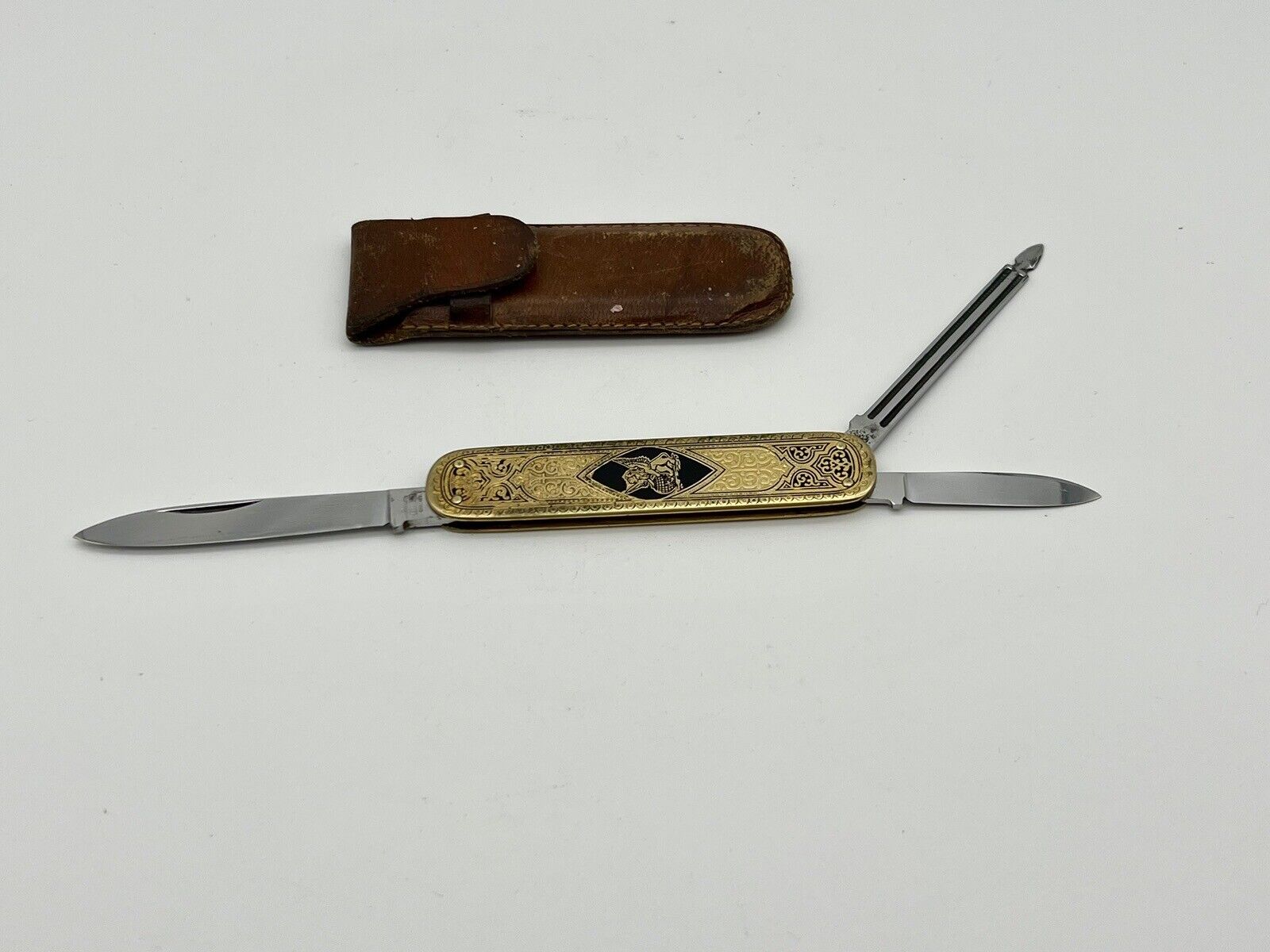 Antique Early BAYER Solingen Germany Stainless Gentleman\'s 3 Blade Pocket Knife