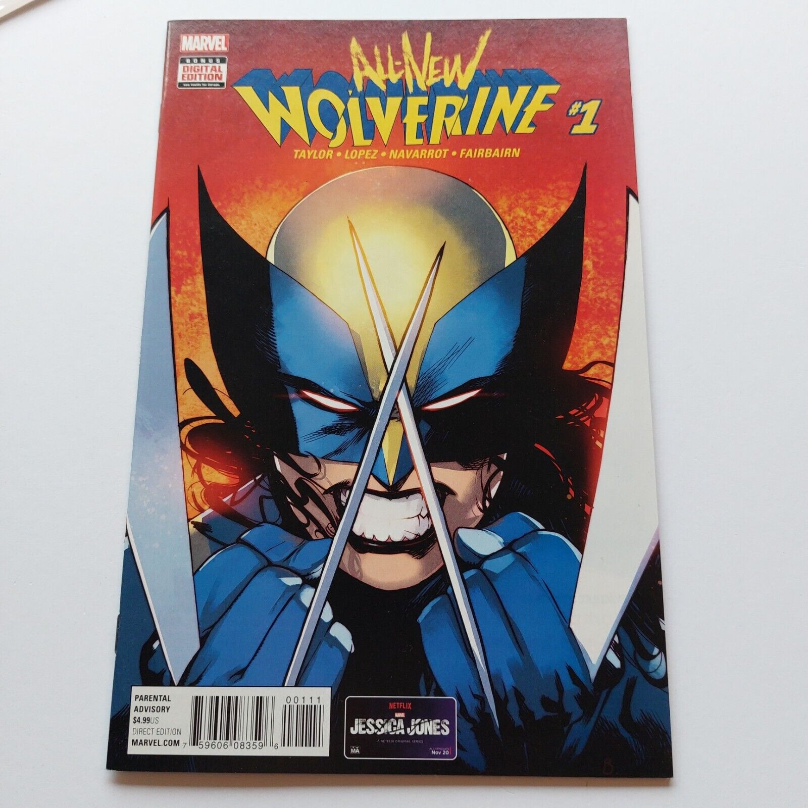 All-New Wolverine #1 NM 1st App X-23 Laura Kinney in Classic Costume 2016 Marvel