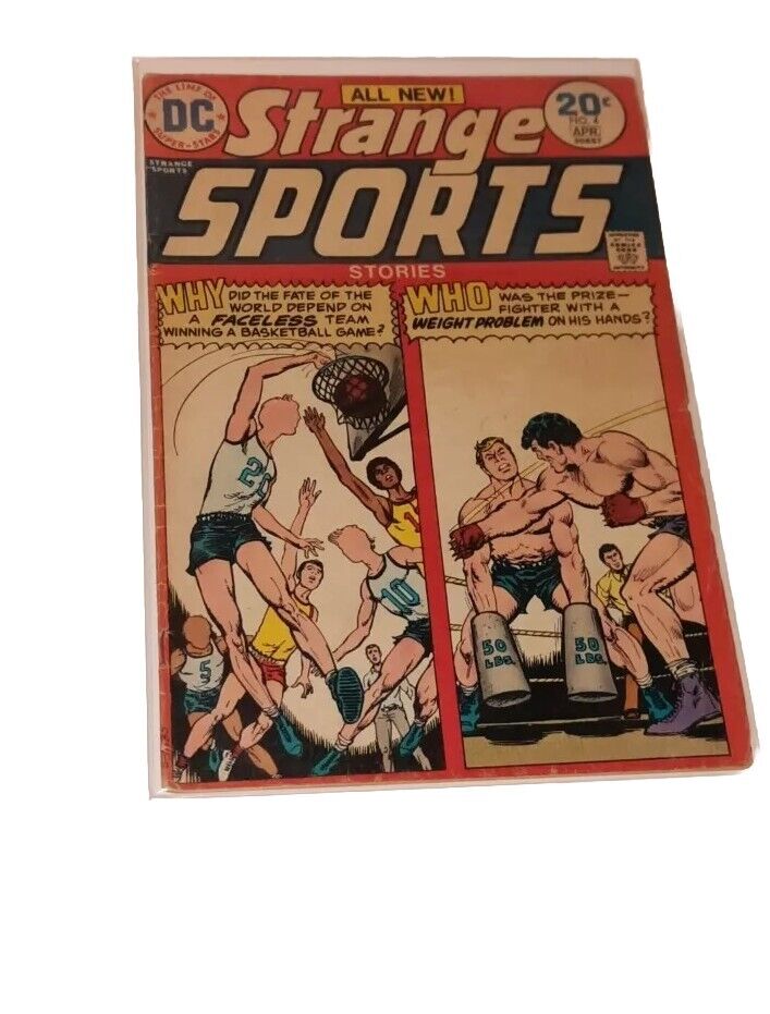 Strange Sports 4 DC Comics 1970s Vintage Comic Book Fine 6.0