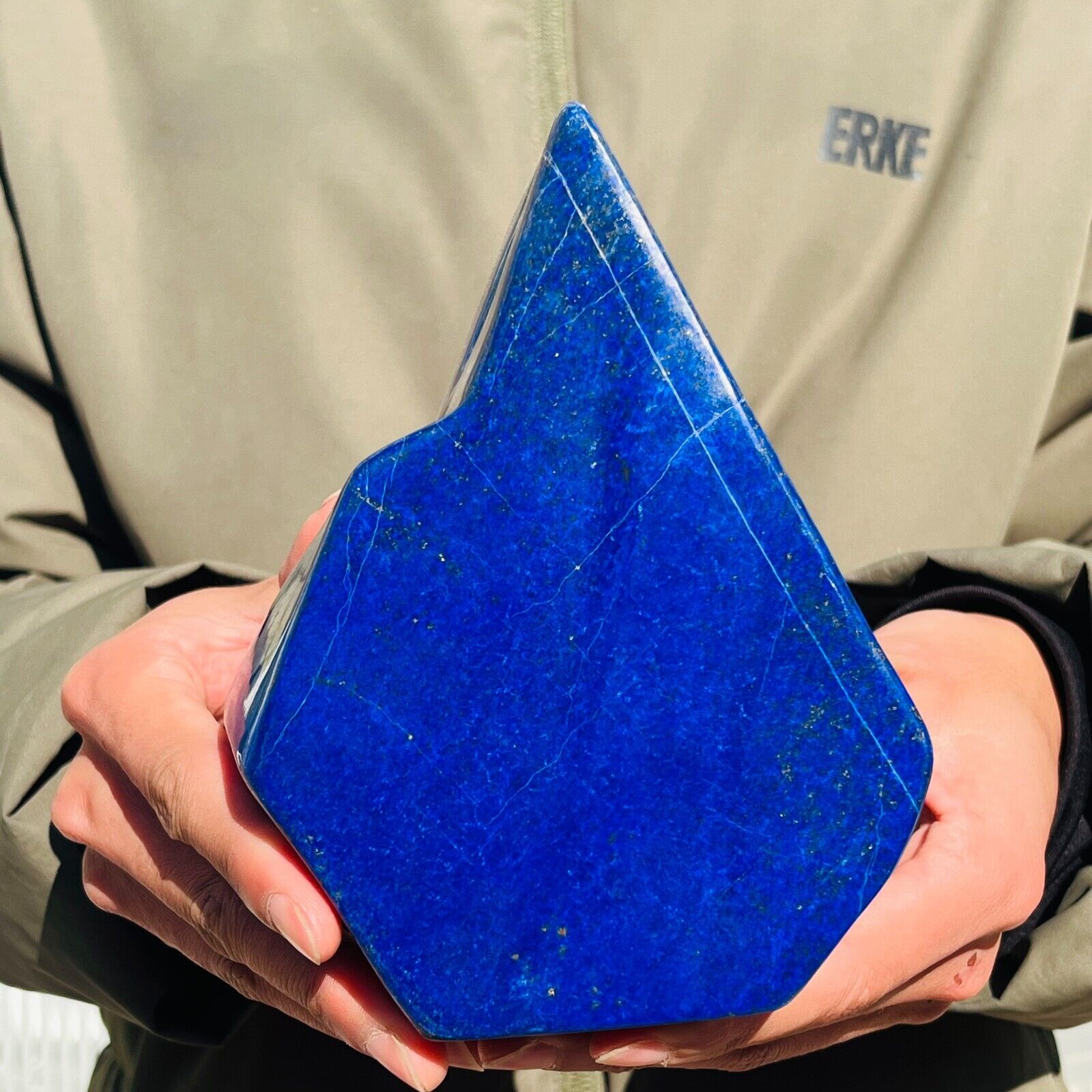 3.15LB Rare Natural Gemstone Lapis Lazuli Crystal Freeform Reiki Healing