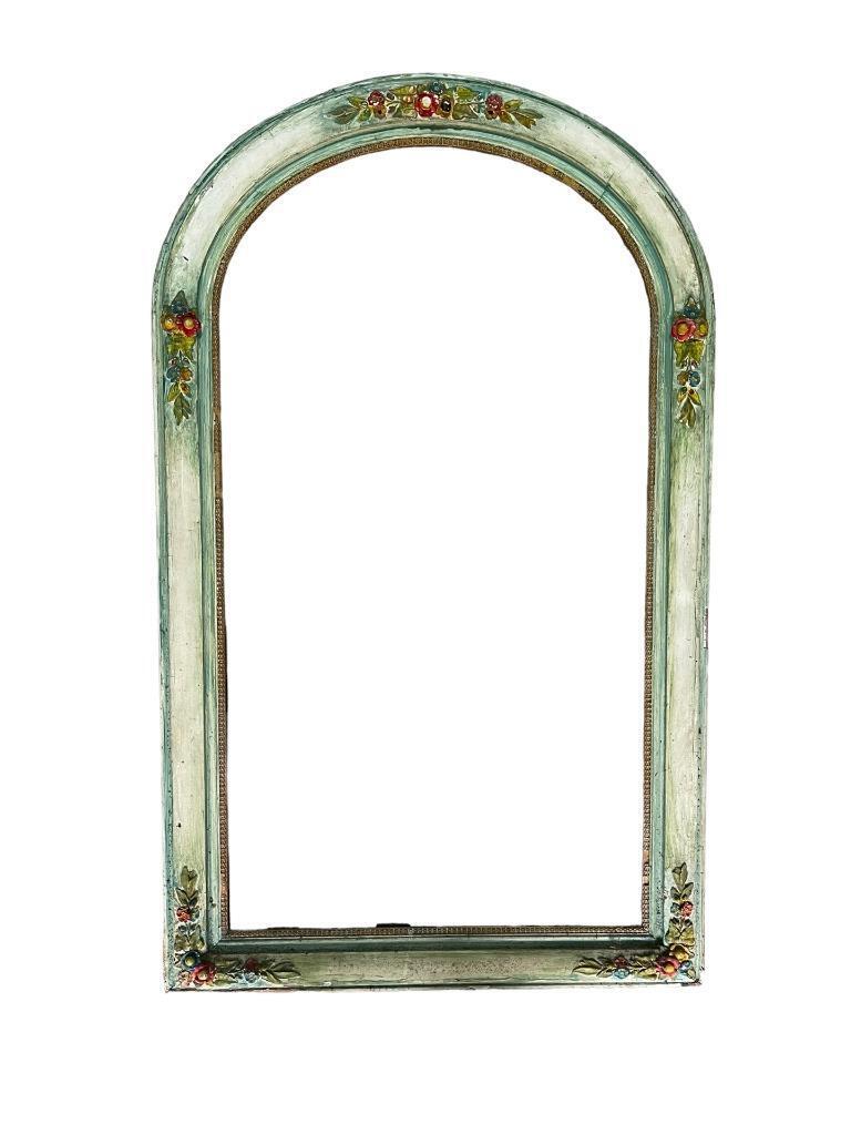 Antique Vintage Ornate Frame Wood Frame Arched Top