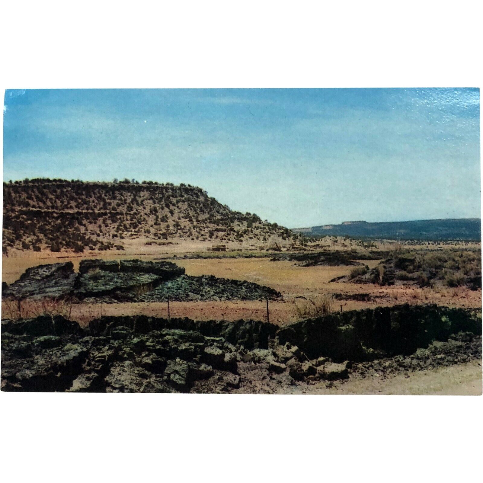 Vintage Postcard, Volcanic Lave (Malpais) Beds, New Mexico