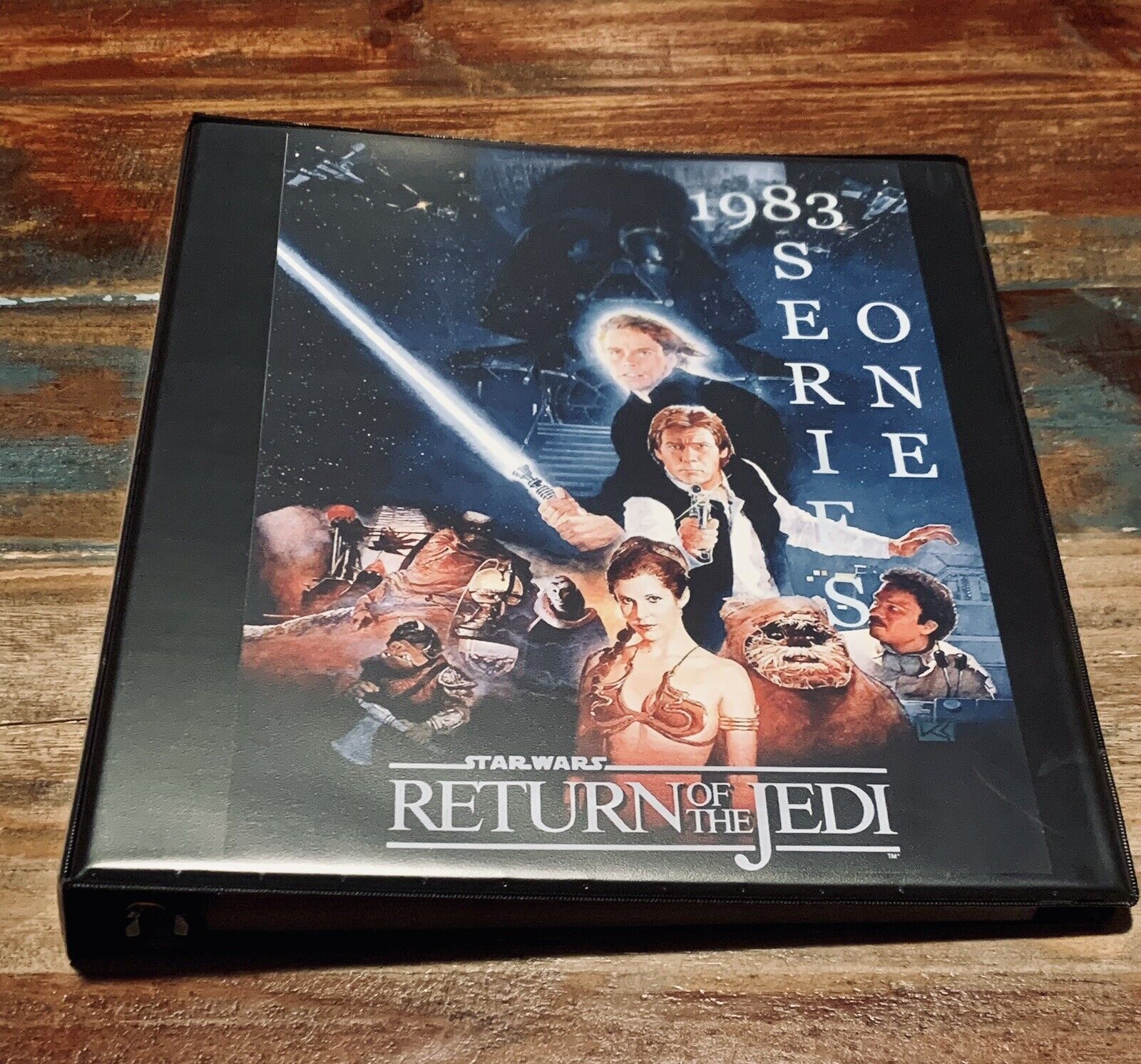 1983 Topps Star Wars Return of the Jedi Series 1 Complete 132 Card Set Binder