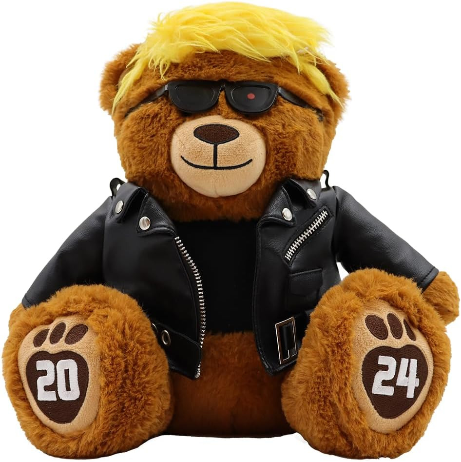 Trumpinator Teddy Bear - Donald Trump 2024 Bear for Trump Supporters and Patriot