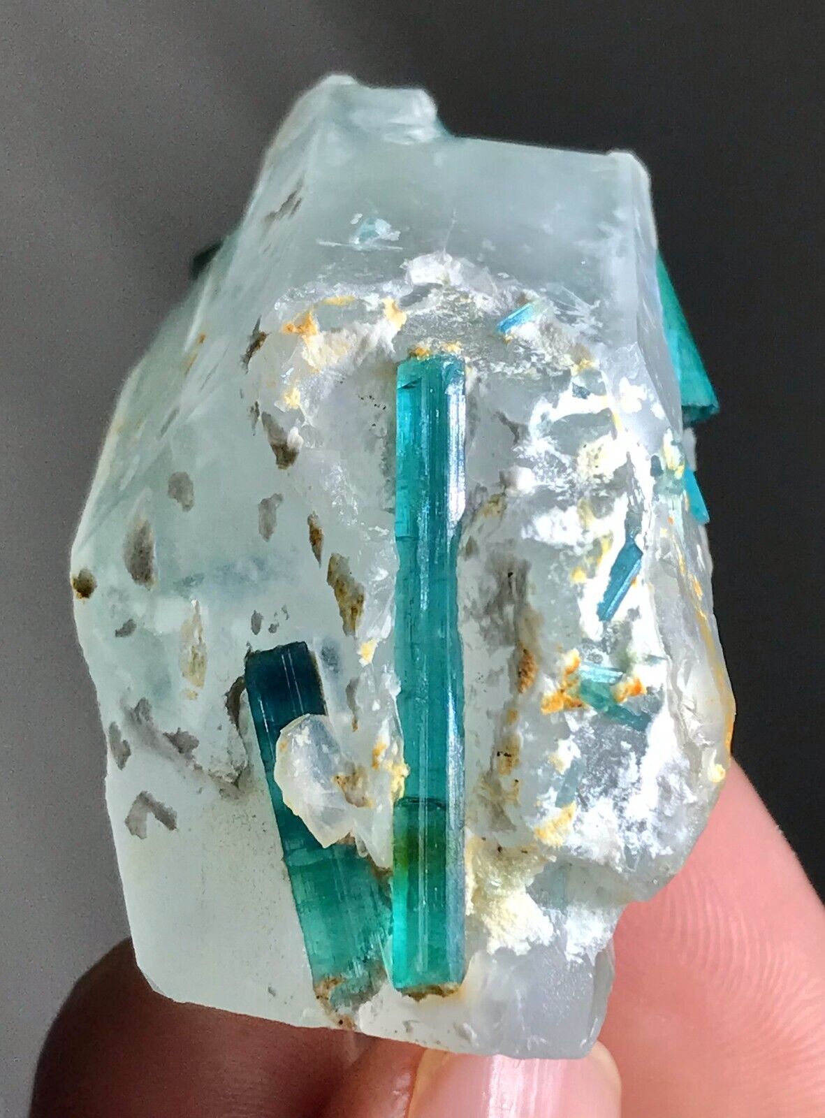 Indicolite Tourmaline Crystal Specimen from Afghanistan 423 Carats (F) 2