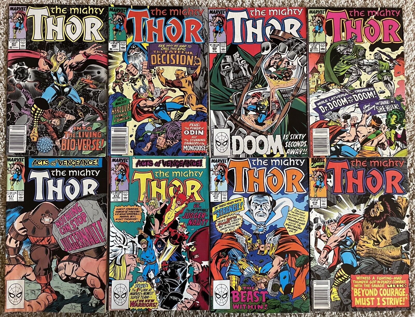 Mighty Thor Lot #22 Marvel comic  series from the 1970s