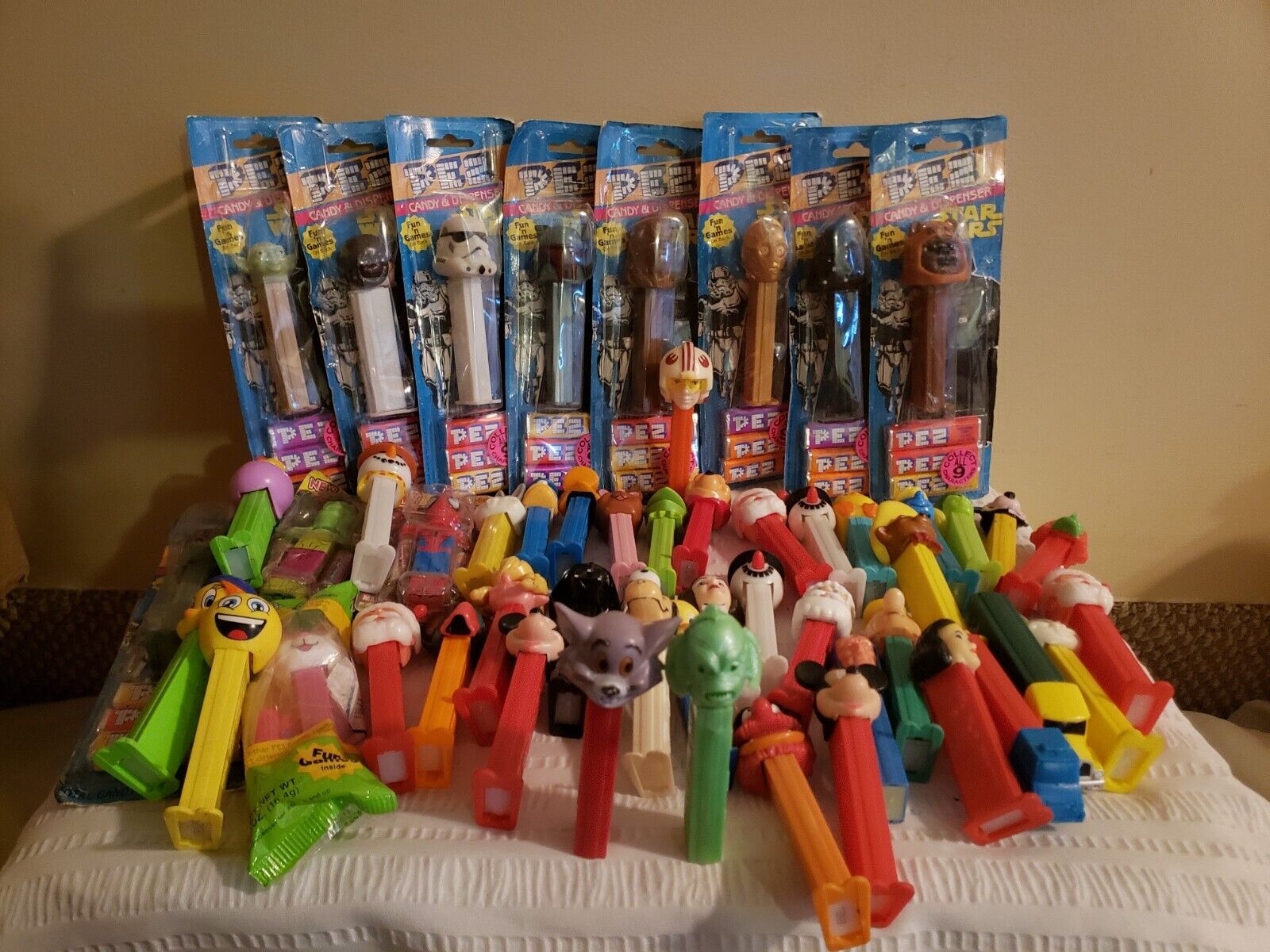 Lot Of Pez Dispensers Vintage/ Duplicates/FEATURING CREATURE FROM THE BLK LAGOON