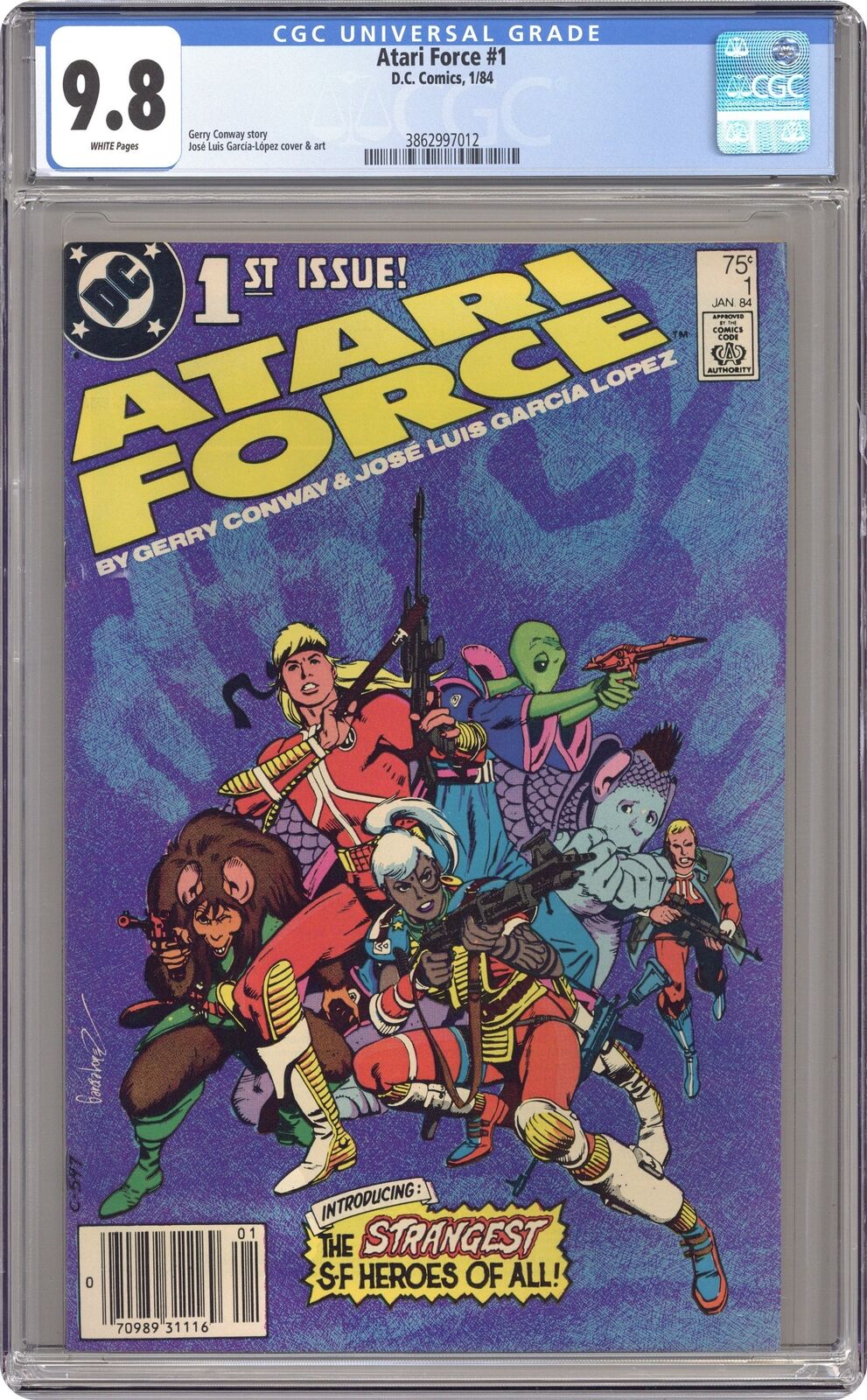 Atari Force #1 CGC 9.8 1984 3862997012