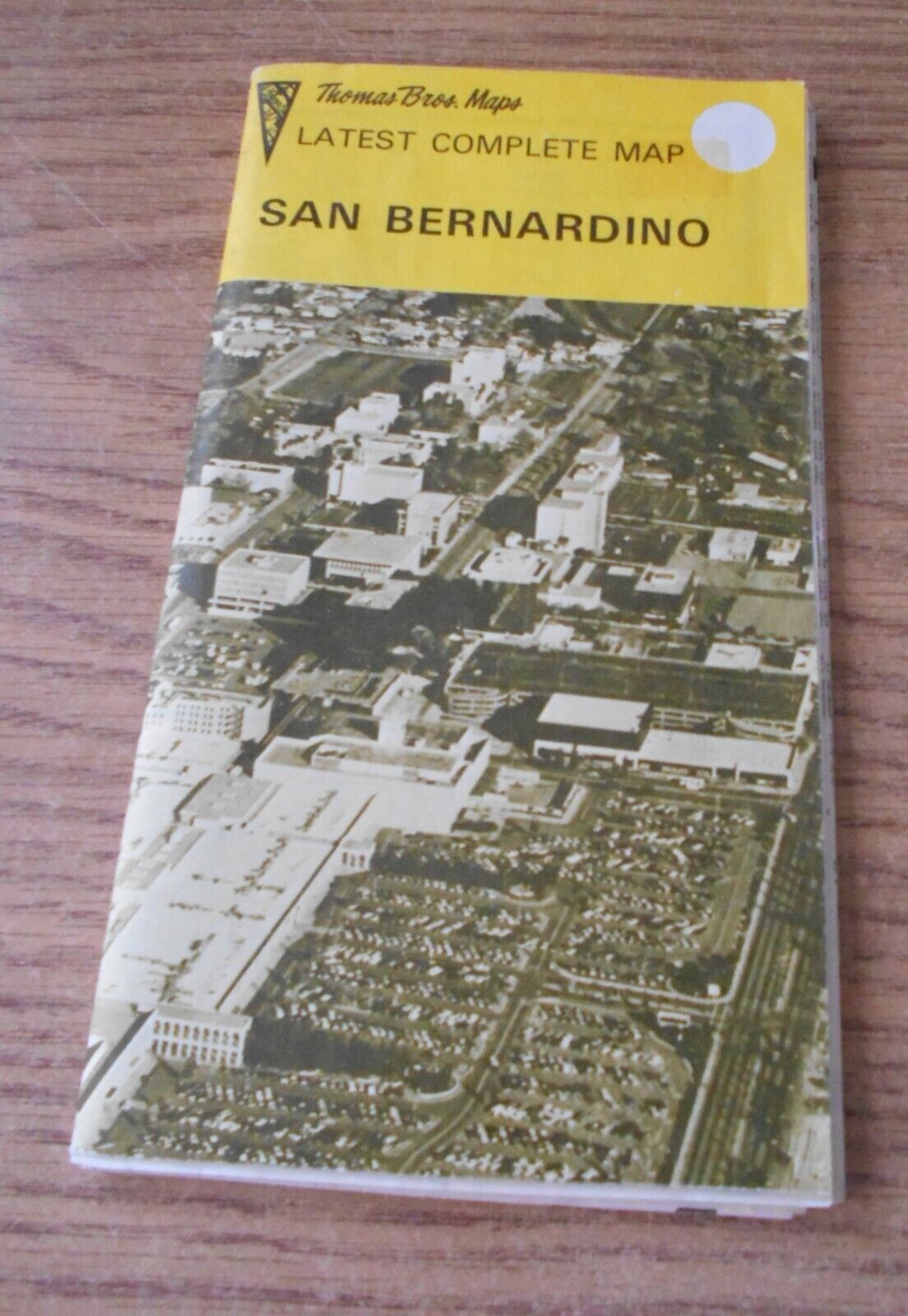 1980 Thomas Bros. Maps Street Map of San Bernardino