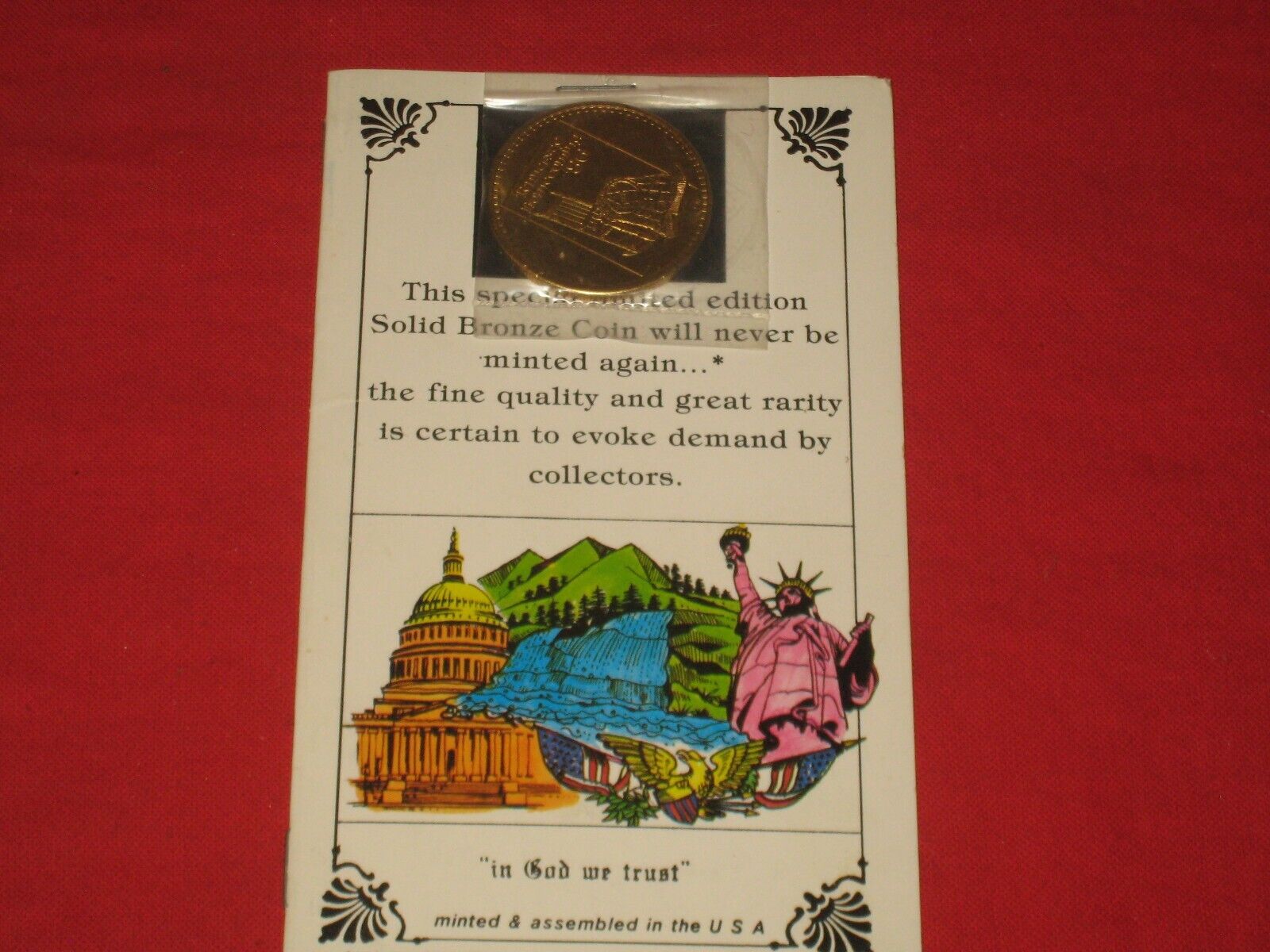 Charleston Mint Bronze Coin - Tennessee Homecoming 86