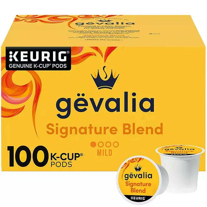 Gevalia Signature Blend K-Cup Coffee Pods 100 Ct Box