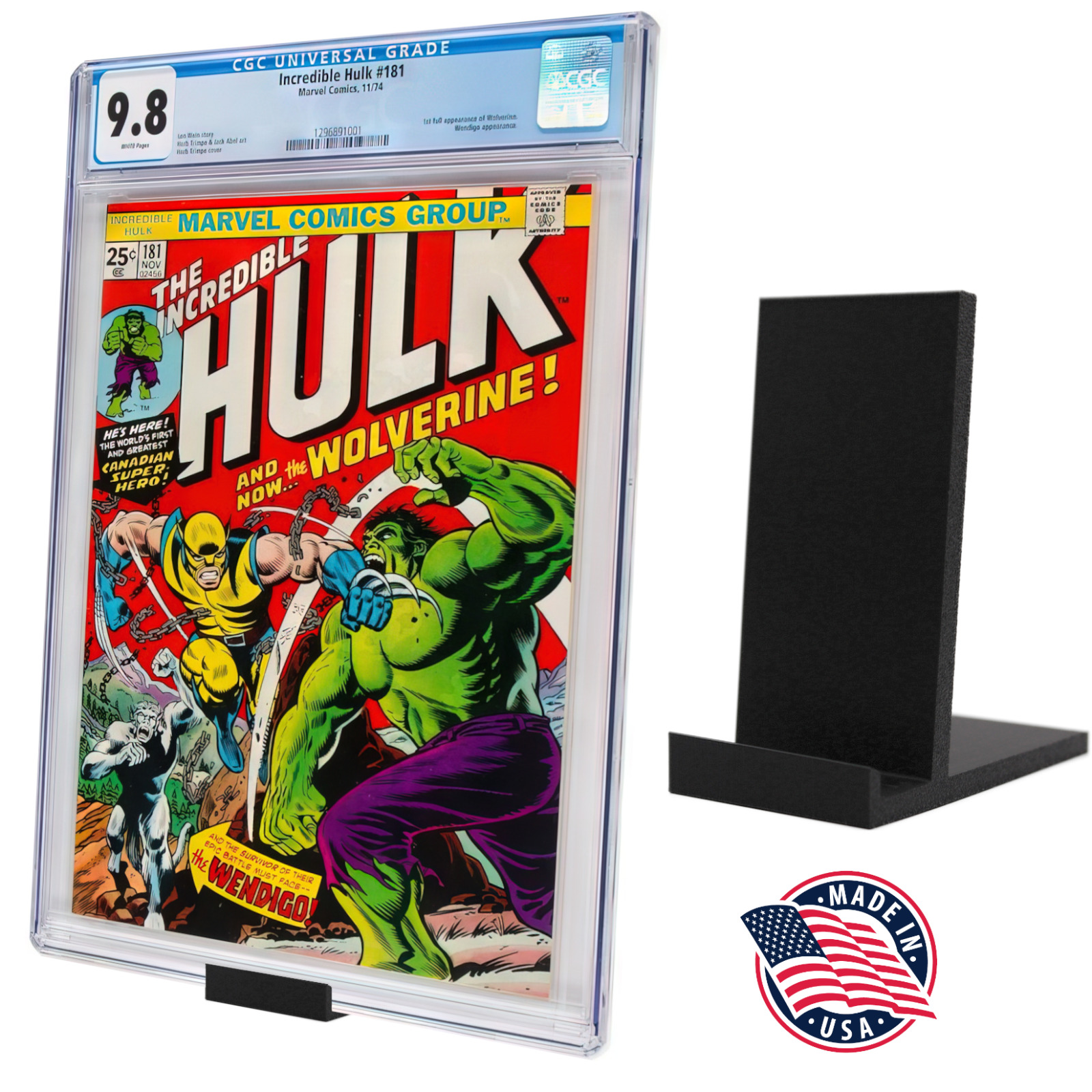 Comic Book Display Stand Great For Graded CGC, CBCS And Non-Graded Comics