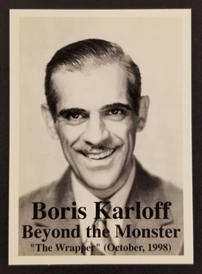 Boris Karloff 1998 Beyond the Monster Card #P1 (NM)