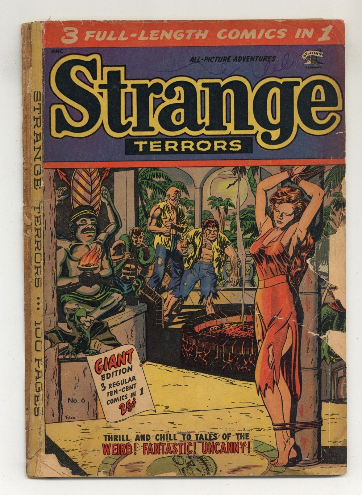 Strange Terrors #6 PR 0.5 1953