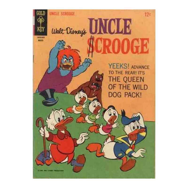 Uncle Scrooge #62  - 1953 series Dell comics Fine minus [e*