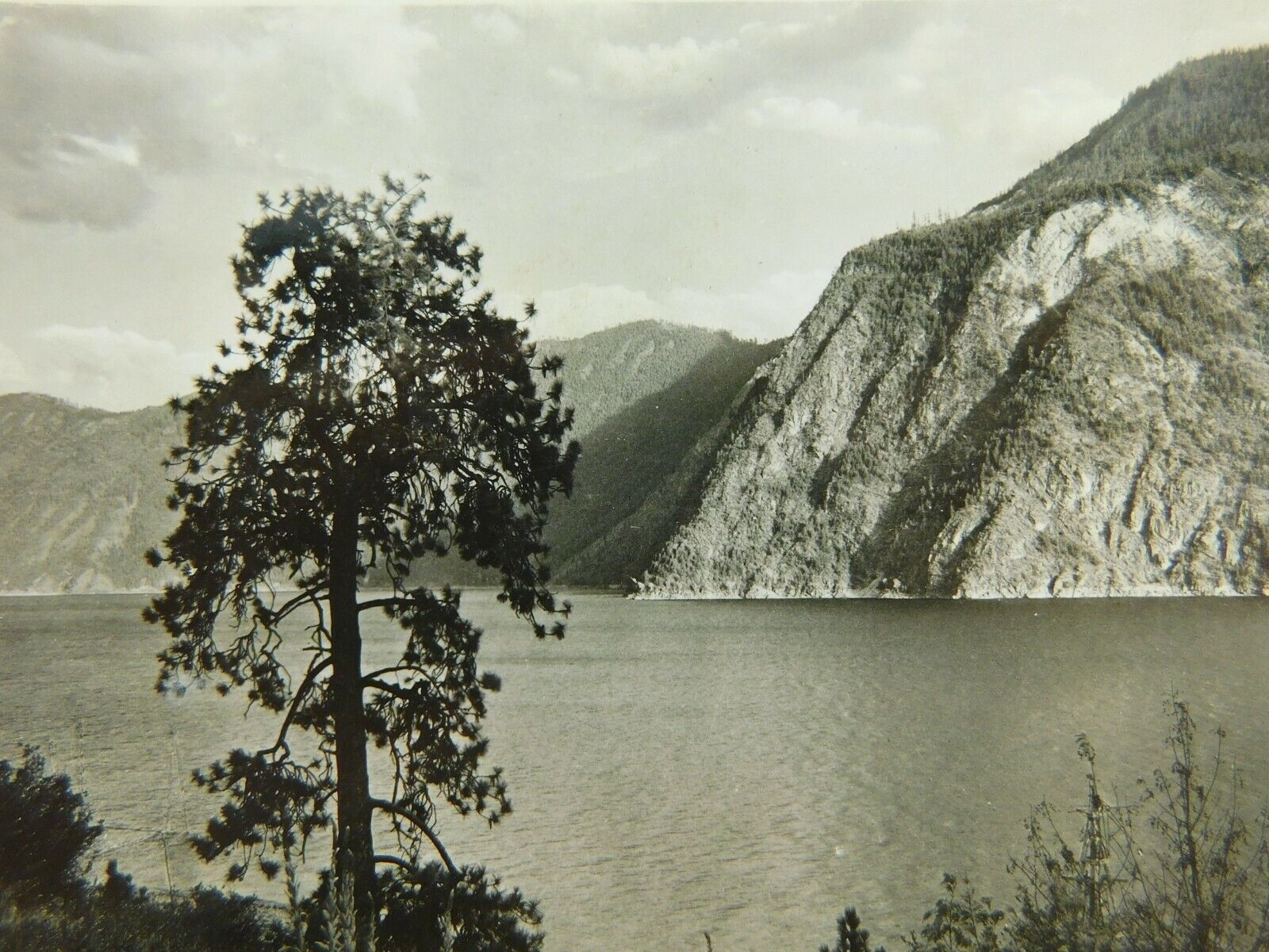 Lake Pend Oreille North Idaho Nature From Bayview Real Photo Vintage Postcard