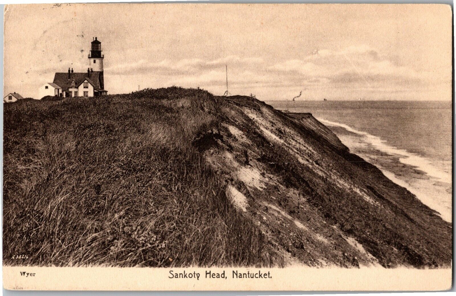 Sankoty Head, Nantucket MA c1939 Vintage Postcard E68