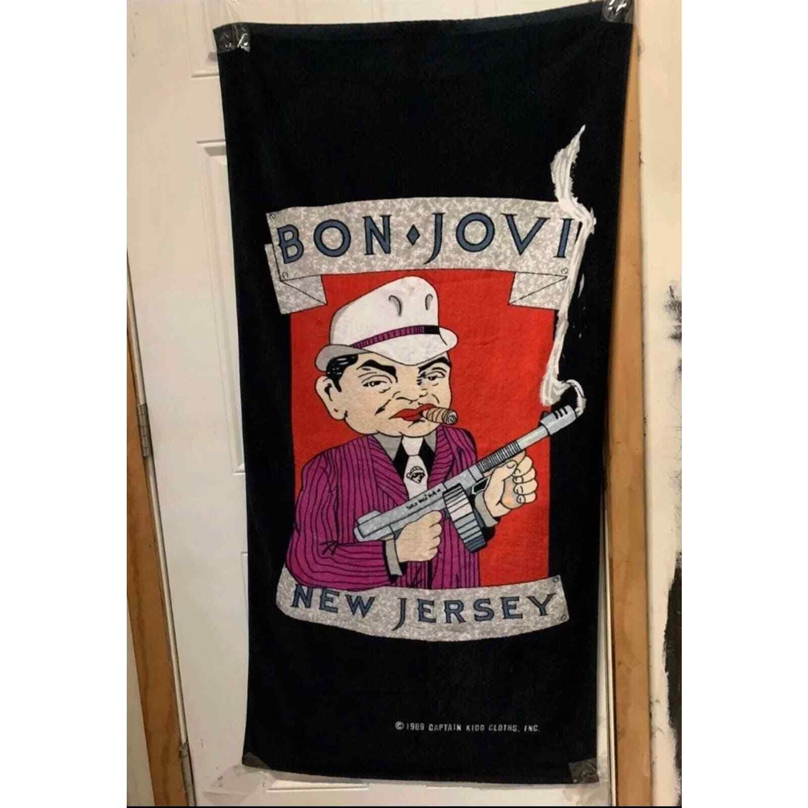 Bon Jovi Beach Towel Vintage 1989