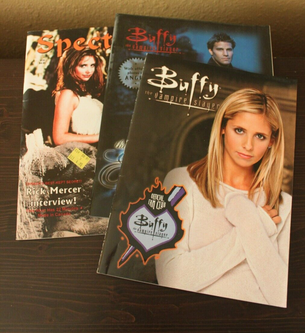 Lot of Buffy the Vampire Slayer and Angel magazines fan club
