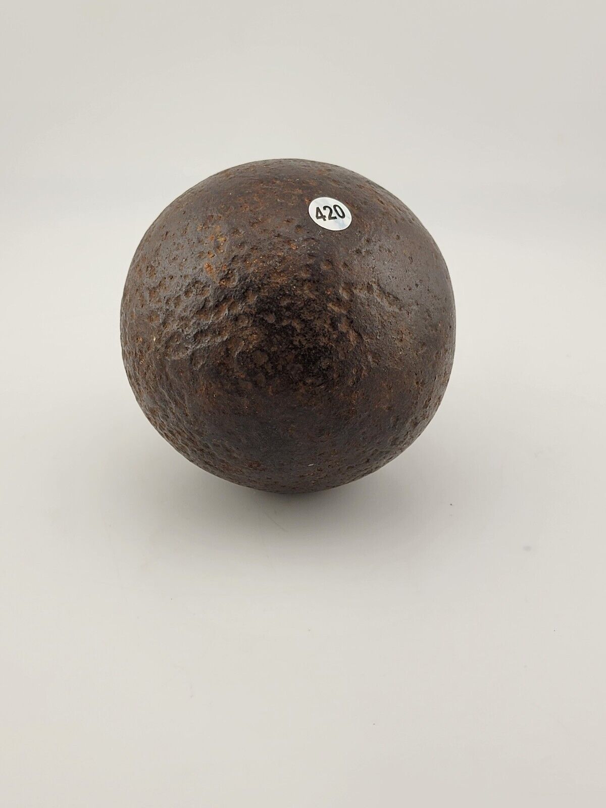 Antique civil War Era 6 Lb / 3.5 Inch Cannon Ball. 